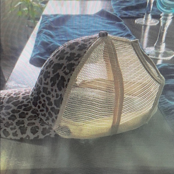 Leopard Print Baseball Cap - Picture 2 of 3